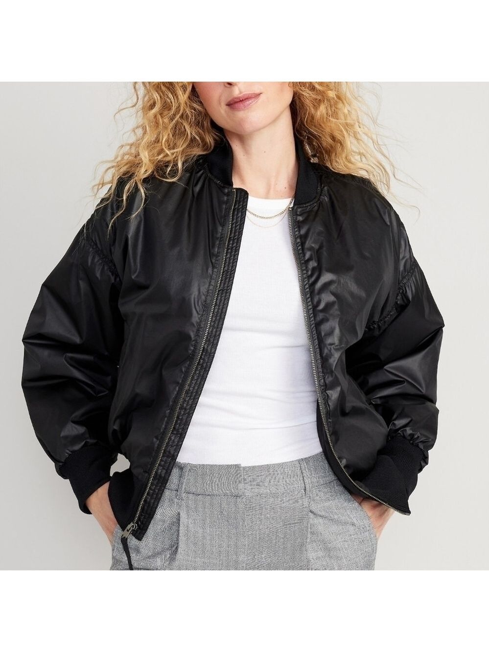 XXL • Old Navy • Oversized Water-Resistant Bomber Jacket